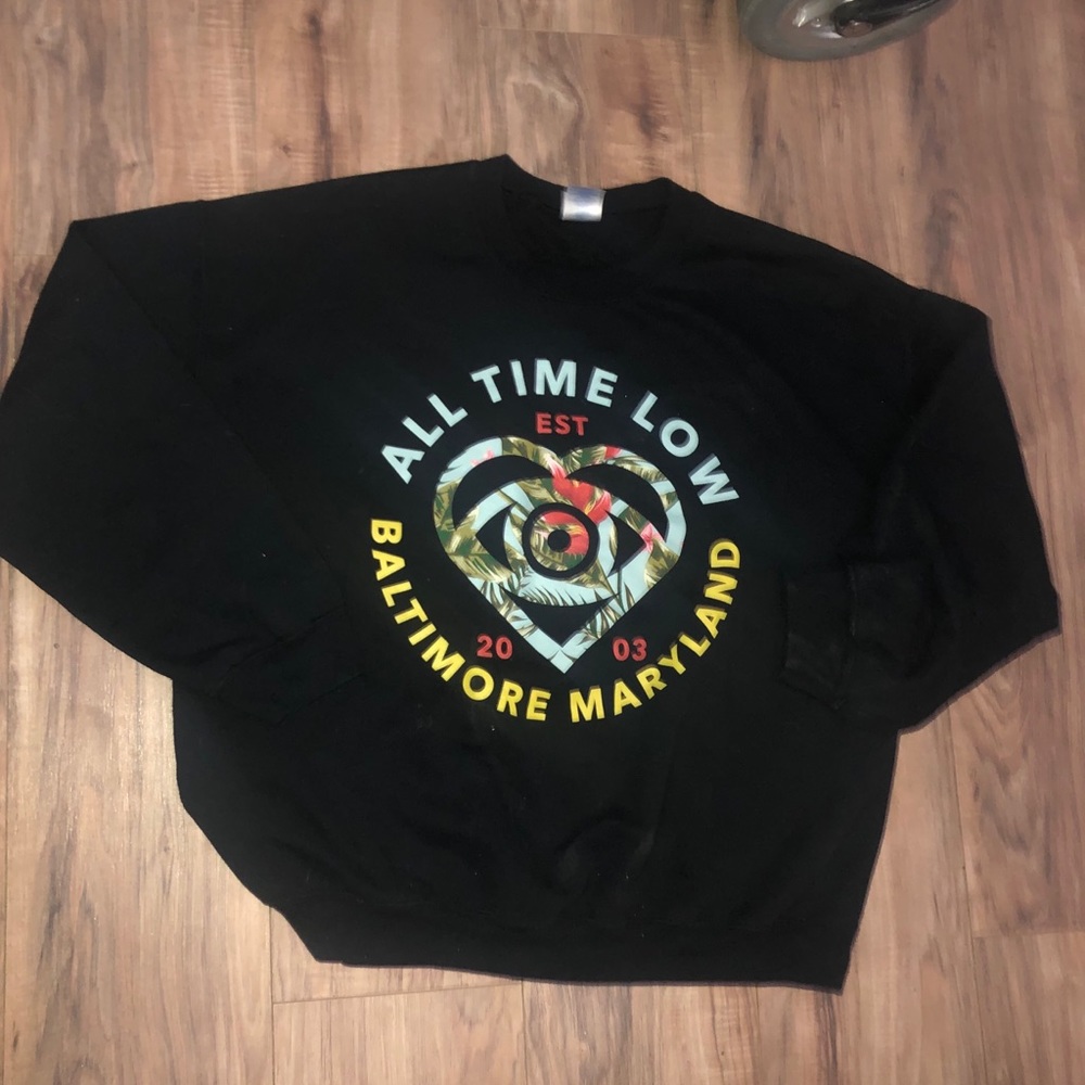 All Time Low Sweatshirt Band Merch